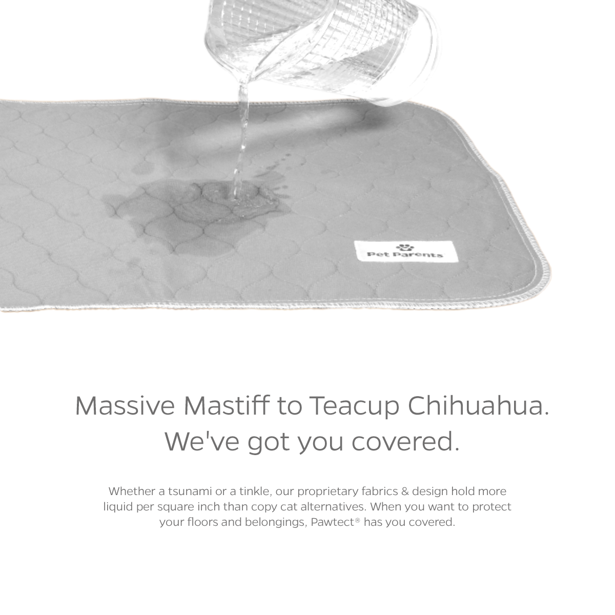 Pawtect® Pads Washable Pee Pads for Pads Puppy Pads Dog Pee Pads