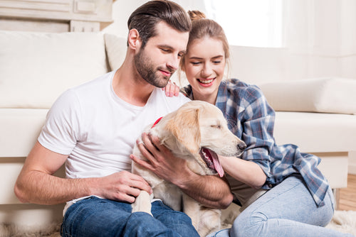 Dog With Boy And Girl