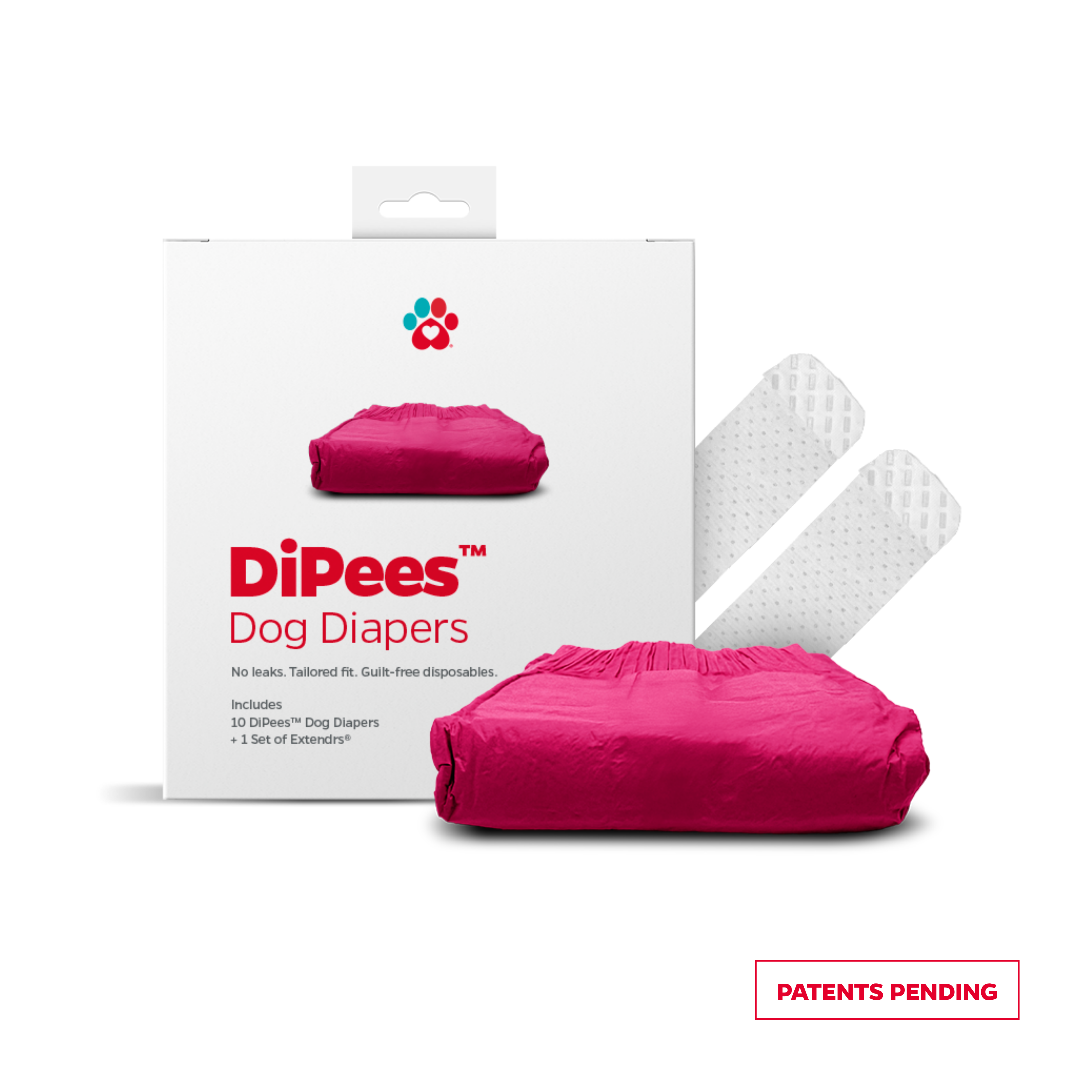 DiPees™ Disposable Dog Diapers