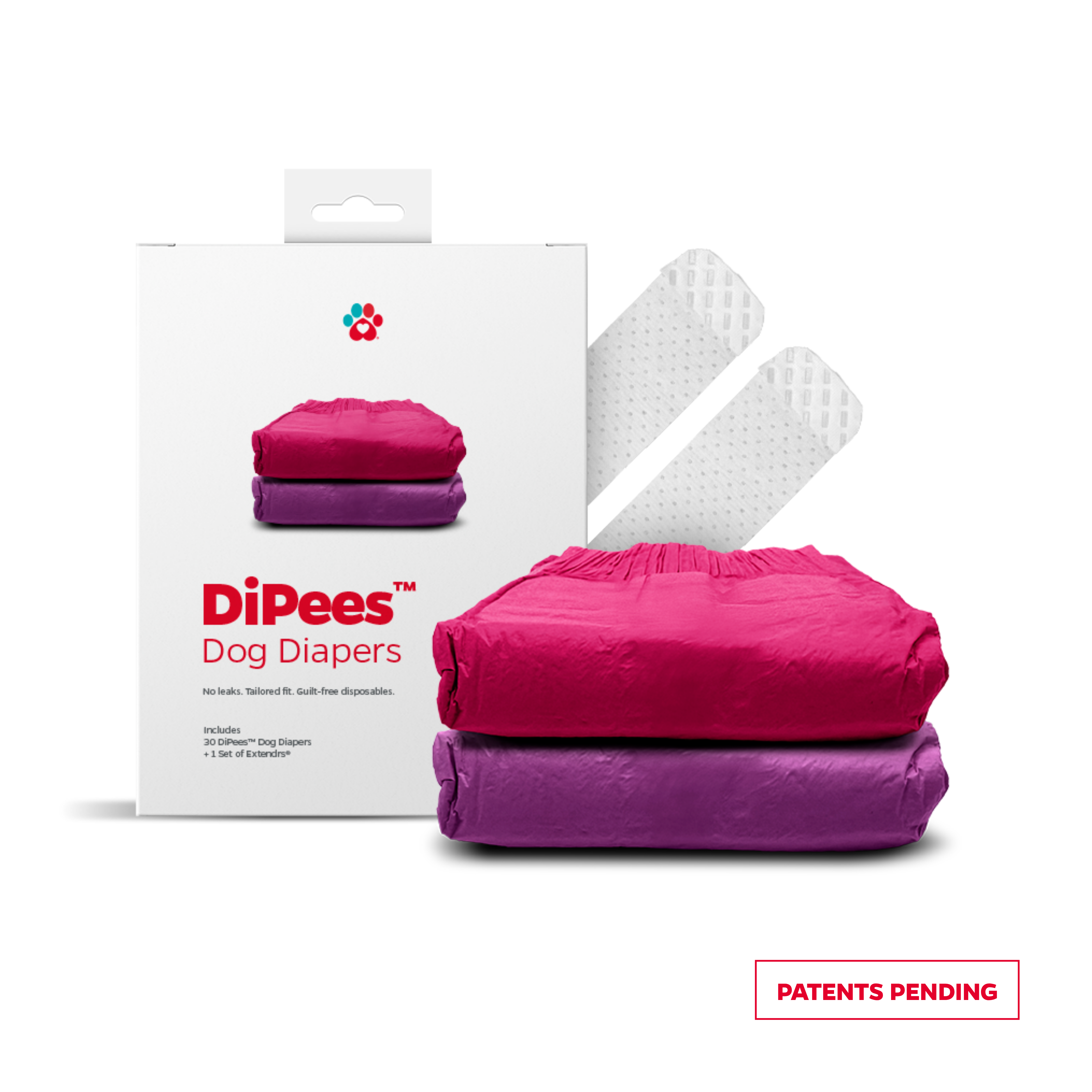 DiPees™ Disposable Dog Diapers