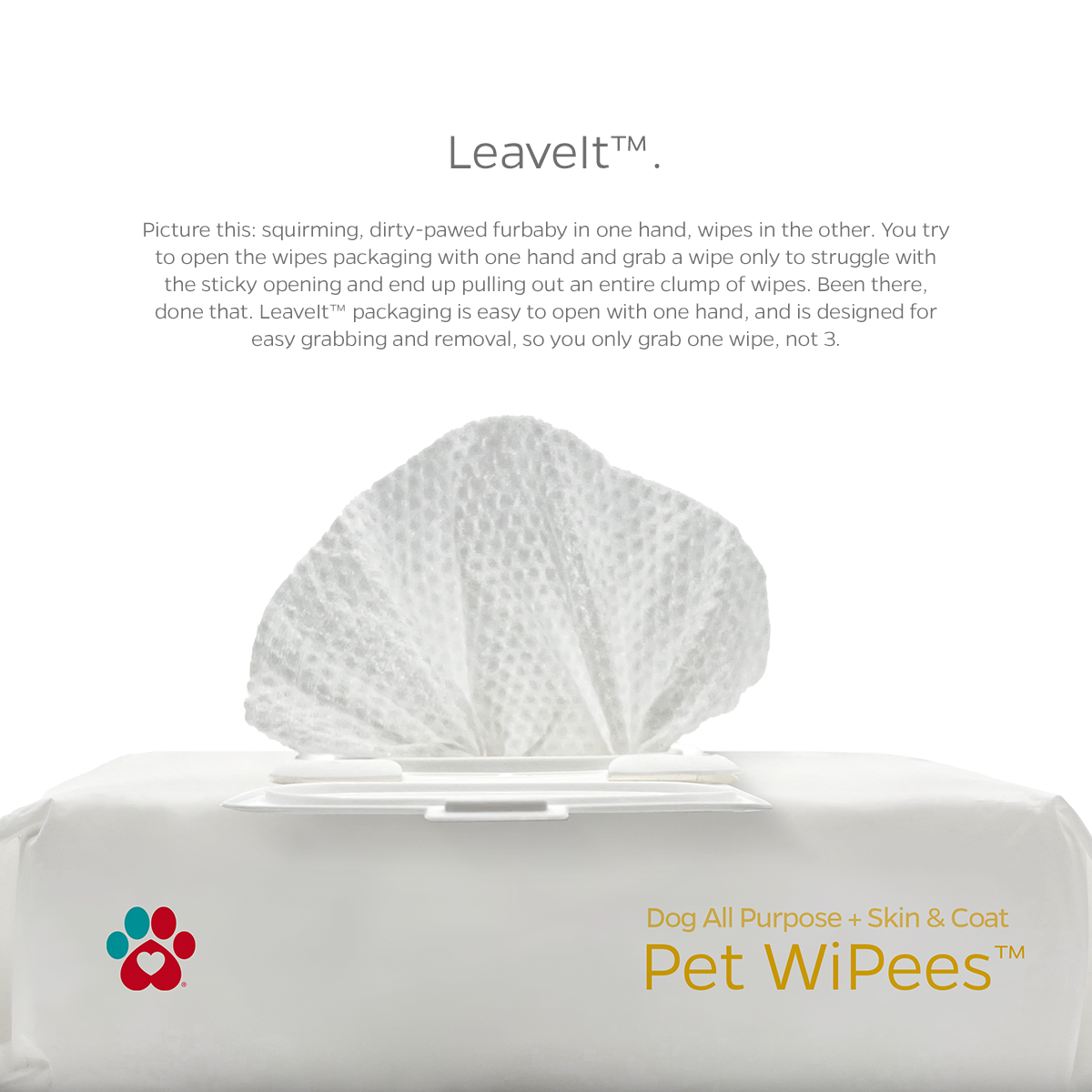 Pet WiPees™ Dog All Purpose + Skin & Coat