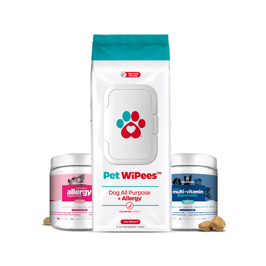 Pet WiPees Dog Wipes All Purpose Allergy Dog Grooming Wipes