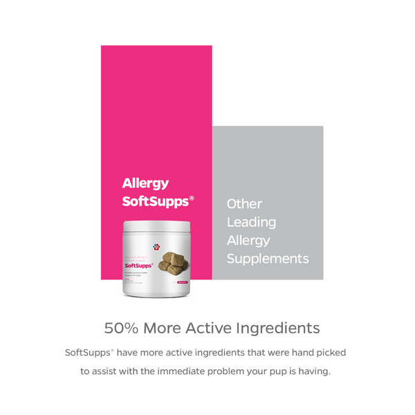 Allergy SoftSupps® Dog Allergy Supplement Dog Skin Allergies Aid